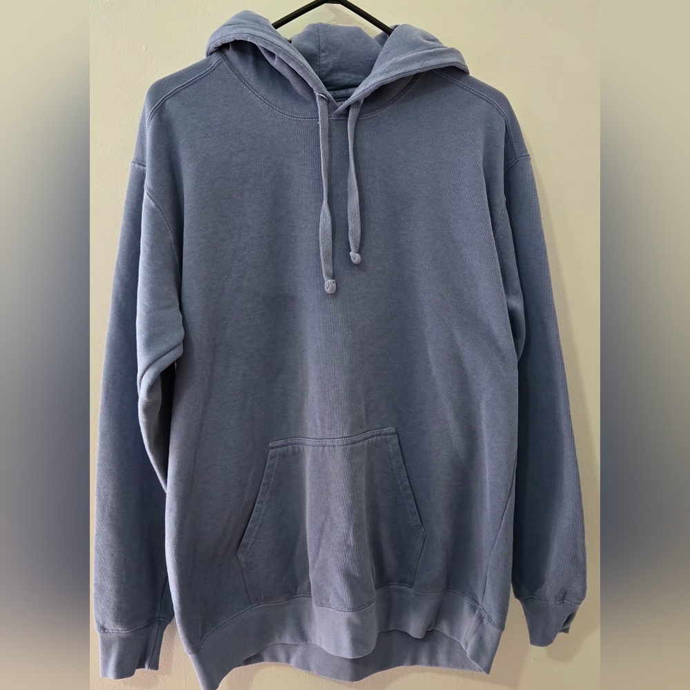 Comfort Colors Men's Slate Blue Hoodie NWOT Size Medium